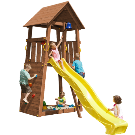 Spatiu de joaca din lemn Belvedere BlueRabbit 2.0 - imagine 7